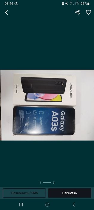 Samsung galaxy A03s 64ГБ