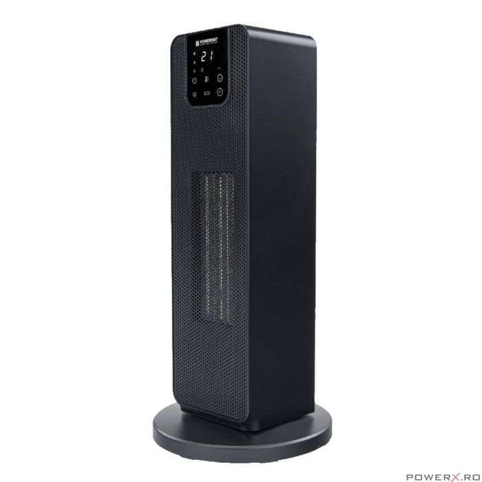 Incalzitor cu termostat, radiator tip turn, ventilator, 2000 W,