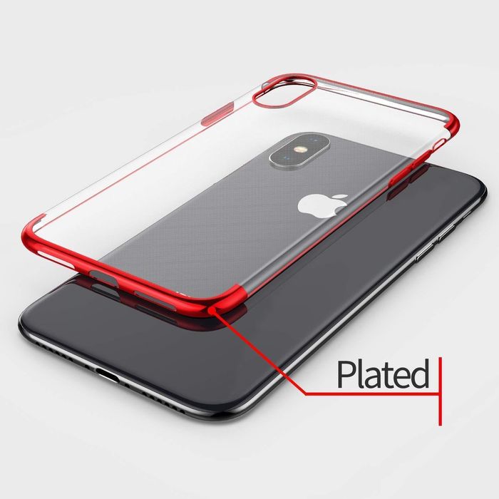Back Case Cover for Apple iPhone XS Max (Chrome Red)