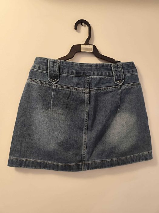 PRET REDUS  -  Fustă din denim damă, XS, nouă fără etichetă, albastru- PRET REDUS