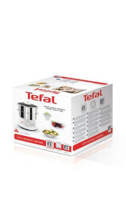 Aparat de gatit cu aburi Tefal VC145130, 900W, 6 L, timer de 60 de min