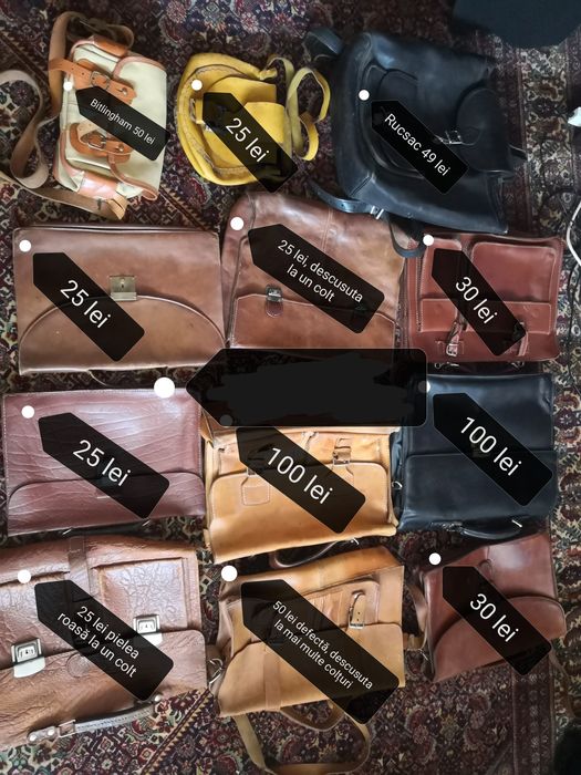 Genți vechi din piele.
Preț și detalii la poza 2. Preț fix