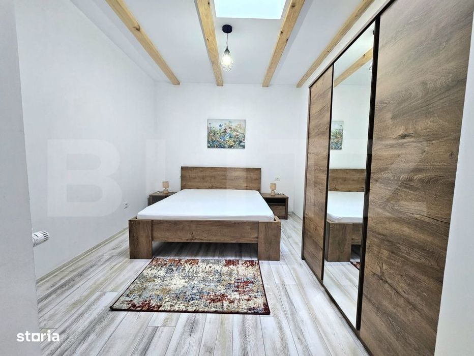 Apartament 2 camere, 53mp la curte