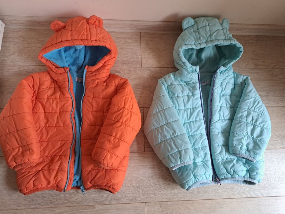 Детски зимни якета с ушички- 98