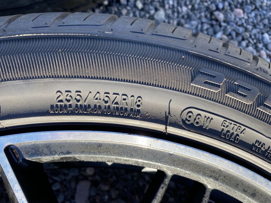 Нови джанти 5 x 114.3 /18-ки с чисто нови гуми 235/45/18