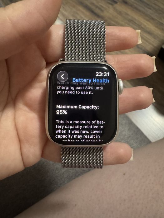 Apple Watch Nike Series 7, 41 мм (Silver)