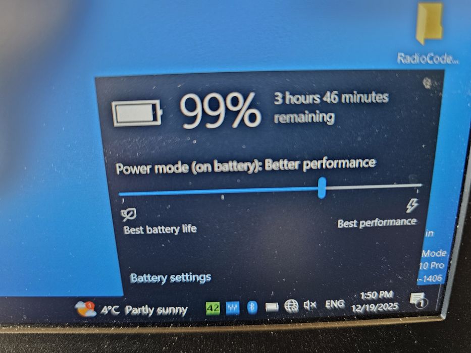Лаптоп  DELL 7280с инсталиран софтуер  за диагностика