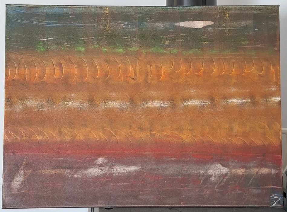 Pictura in ulei intitulata "California"