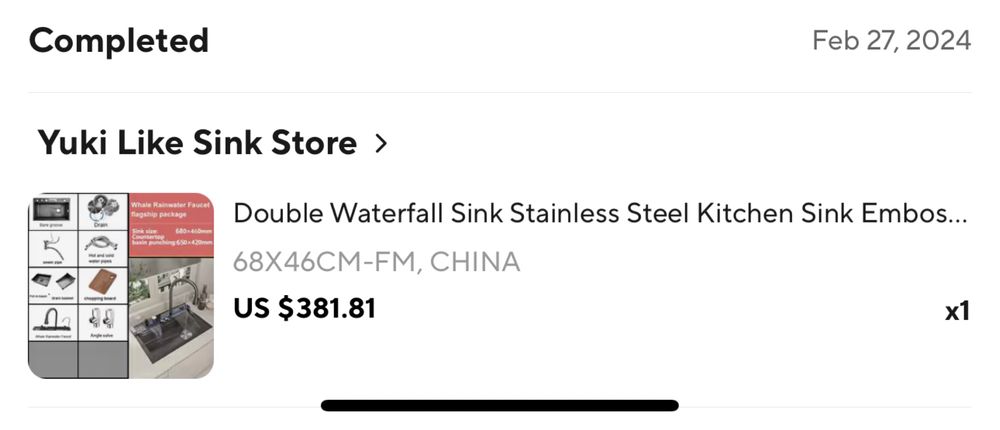 Chiuvetă piano black,5 butoane, 2 cascade