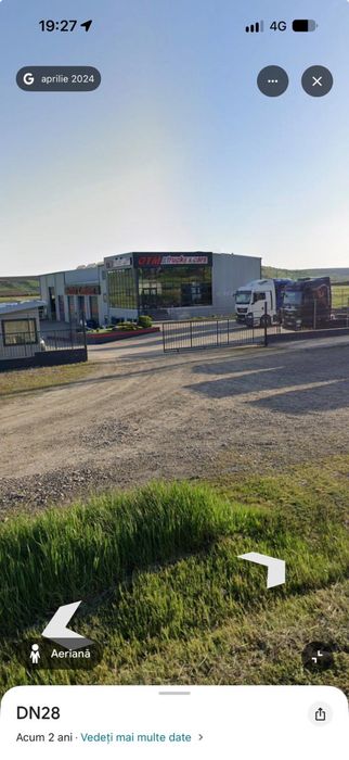 Persoană fizică vând 140.000 mp la prețul de 750.000 €, situați în Lețcani, lângă Parcul AgroIndustrial și Service de Camioane GTM TRUCKS & CARS