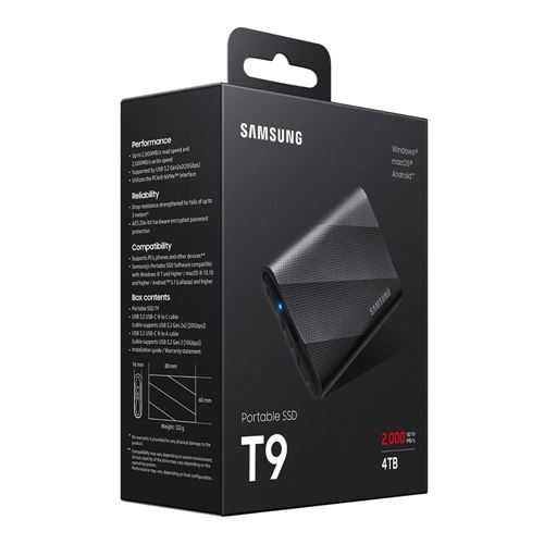 Портативный SSD - Samsung T9 4TB USB TYPE-C