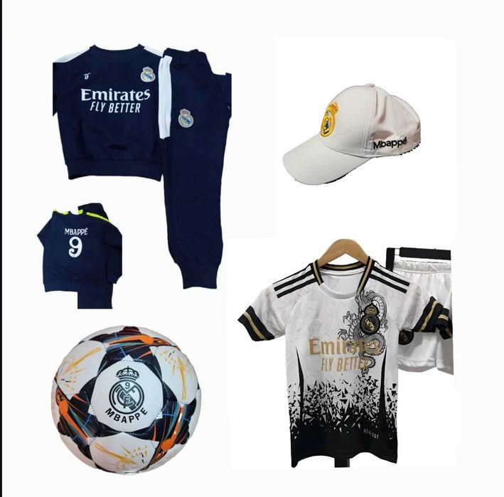 СЕТ Екип Меси Интер  Маями Розов 25г Екип + Топка Шапка Анцуг Чорапи