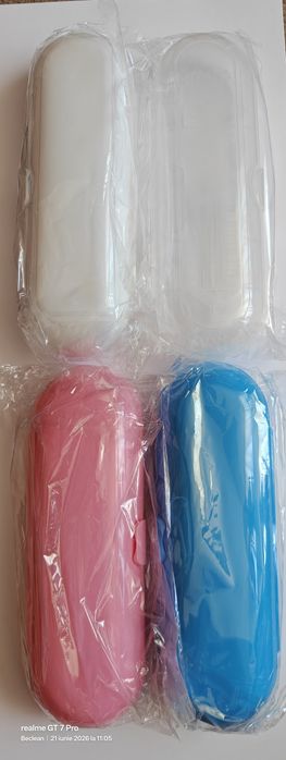 Toc / Etui / Travel case / Carcasă transport periuță electrică Oral-B + cadou protecții