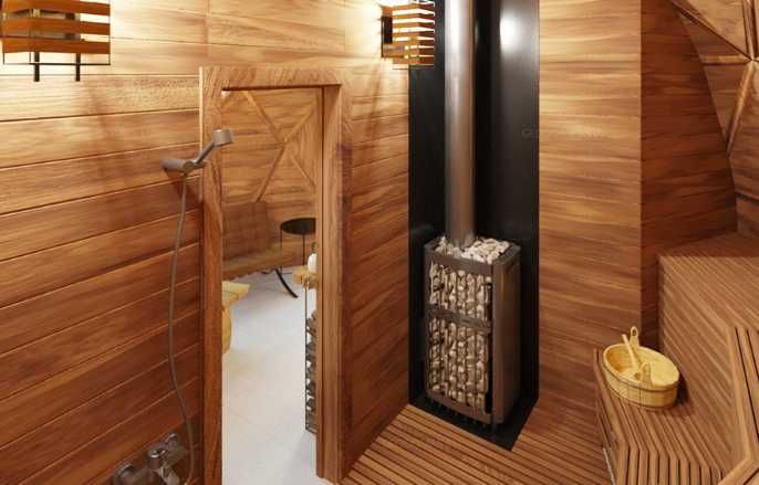 Sauna exteriora dome geodesic