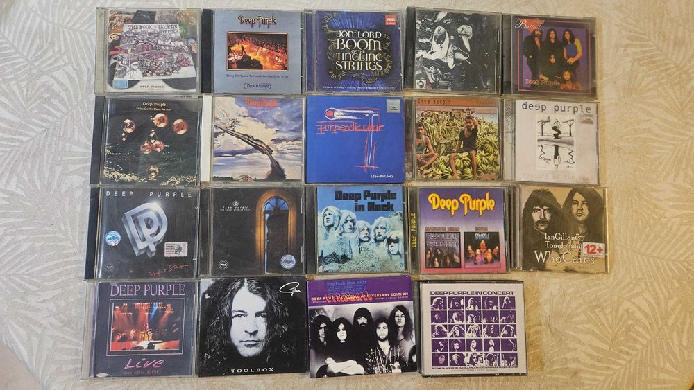 CD Deep Purple, Rainbow, Led Zeppelin и Black Sabbath