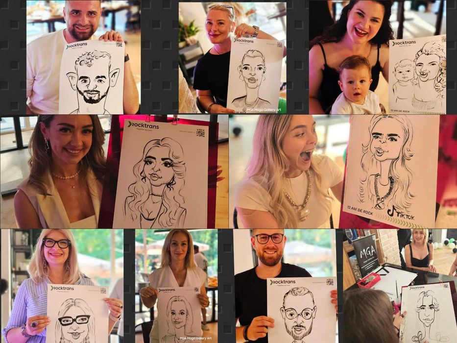 Caricaturist de Top la Nunta, Botez sau Evenimentul Tău! Team-Building