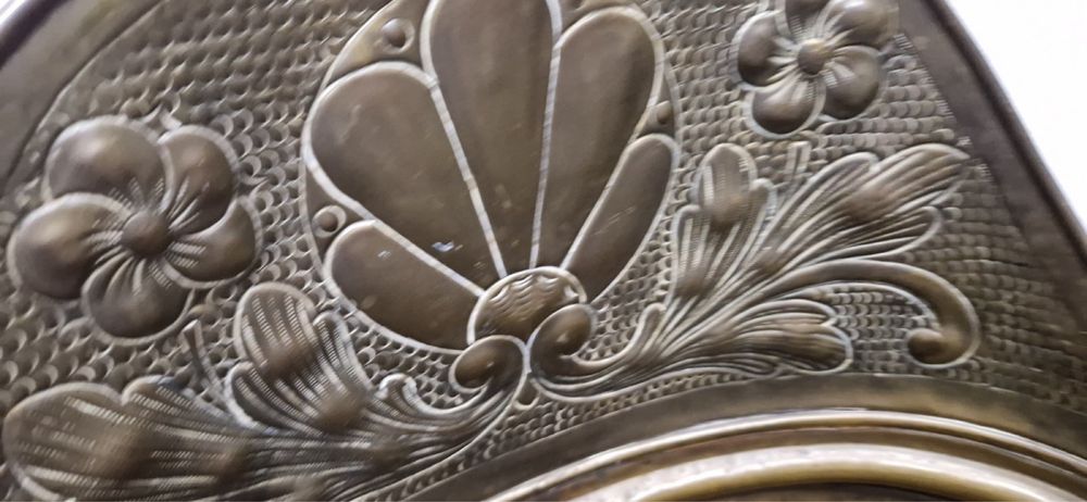 Голям кош за чадъри от месинг ваза за сухи цветя