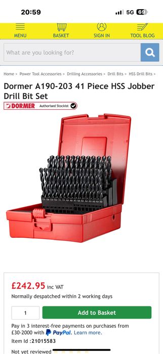 Dormer spirale HSS gaurit metal profile 6mm-0,1-10mm bosch hilti