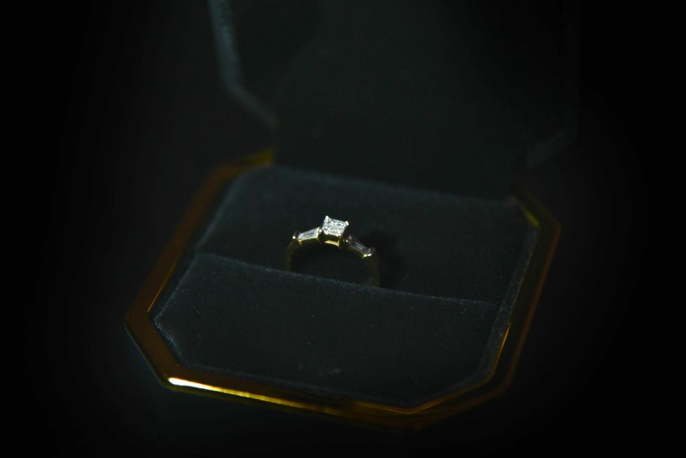 Inel  TIFFANY & Co. cu diamante naturale – aur 18K, certificat GMT