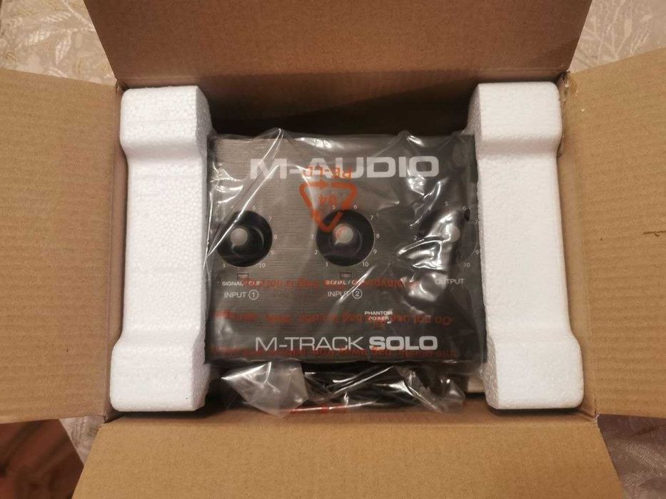 M-Audio M-Track Solo с 11 месеца гаранция (Като нова)