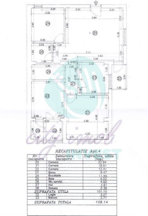 4 camere | Lângă Parcul Cișmigiu | Bloc boutique | 108 mp | Renovat Co — fotografia 3