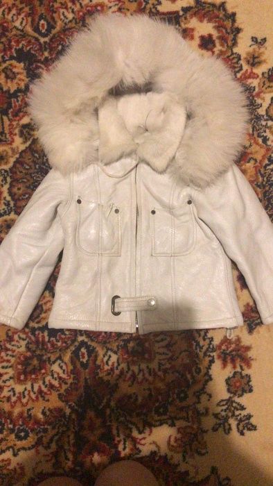 Детская кожаная куртка