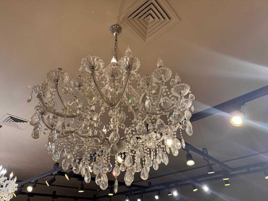 ЧЕШСКИЕ хрустальные большие люстры
