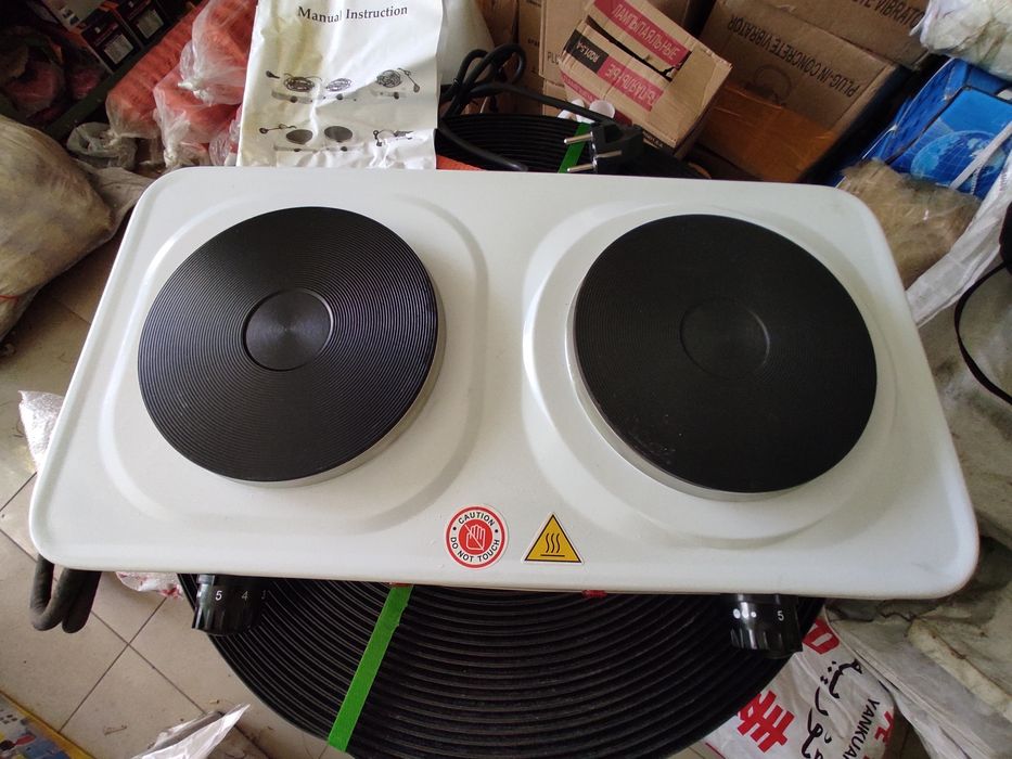 Плита электрическая двойная elektroplita печка 2 ли