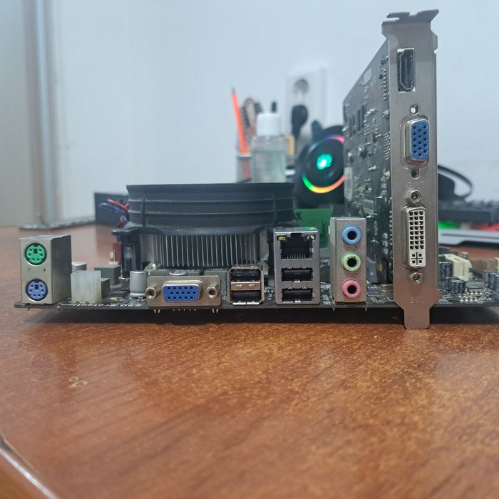 Продам комплект мать проц ОЗУ куллер