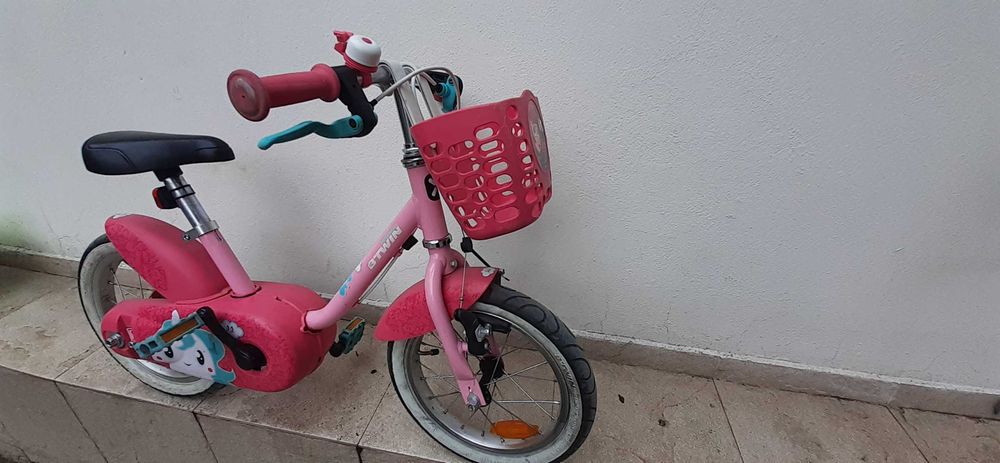 Детски велосипед B-TWIN ! 14 ! Перфектен !