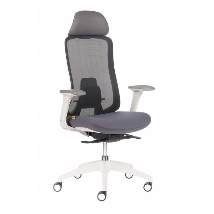 Ергономичен офис стол DARIO GREY ANTARES, СИВ, НОВ