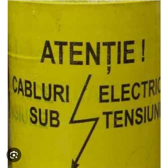 Folie avertizare curent electric