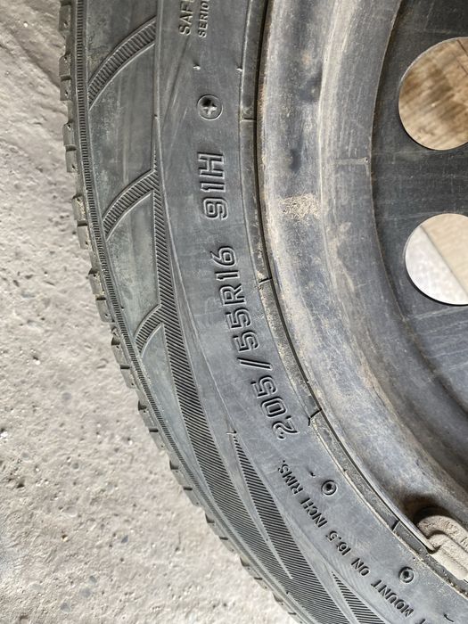 Jante 5x120 R16 cu cauciucuri 205/55/16