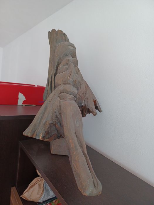Statuie lemn , dac liber