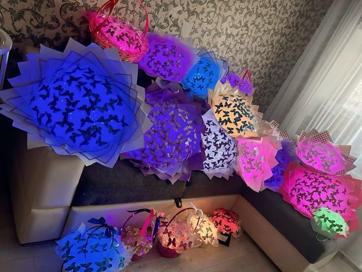 Букеты из бабочек