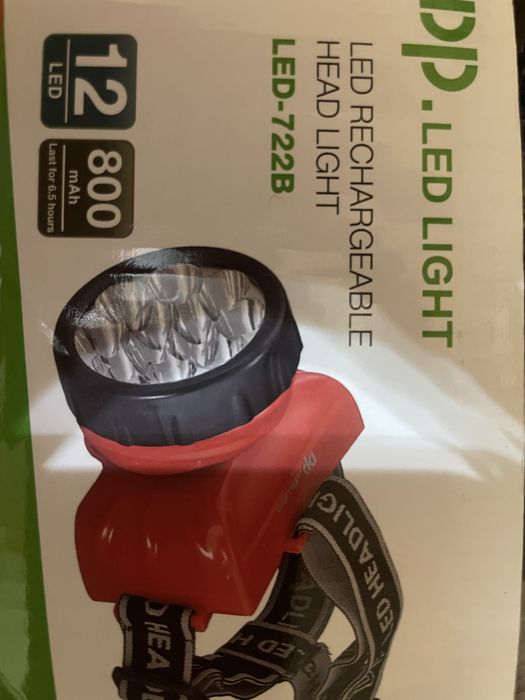 Налобный лед фонарь