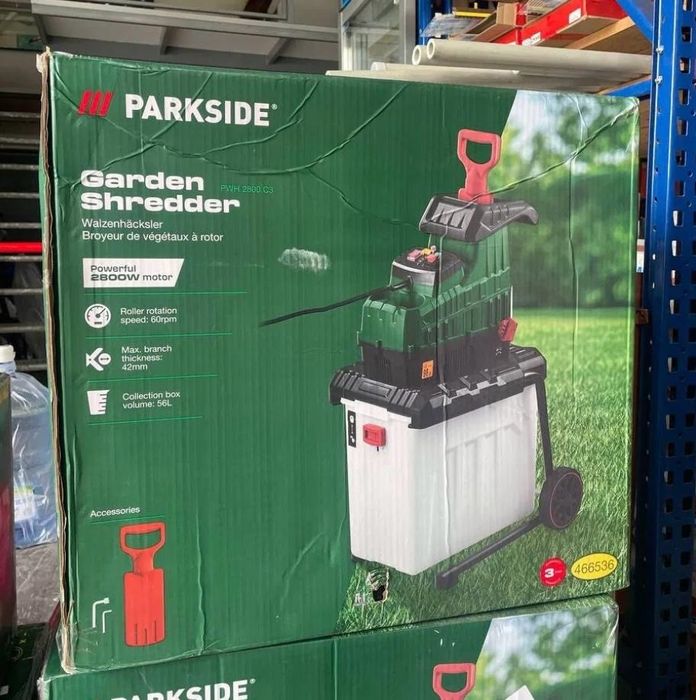 Tocator de crengi Parkside si resturi vedetale