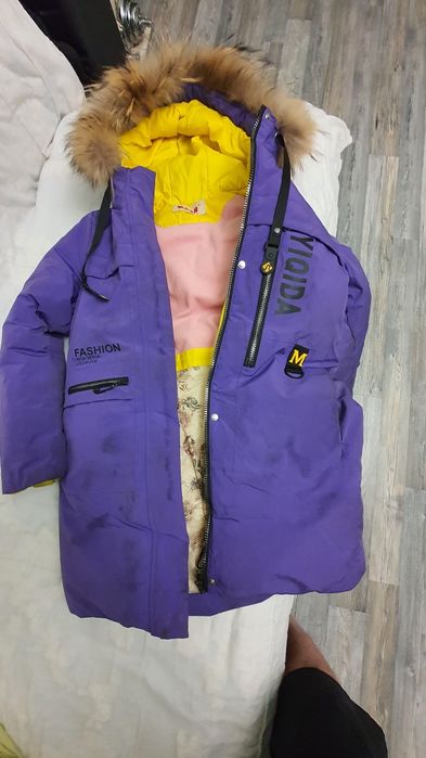 Пуховик тёплый  зима  ! 7 / 12  ЛЕТ !