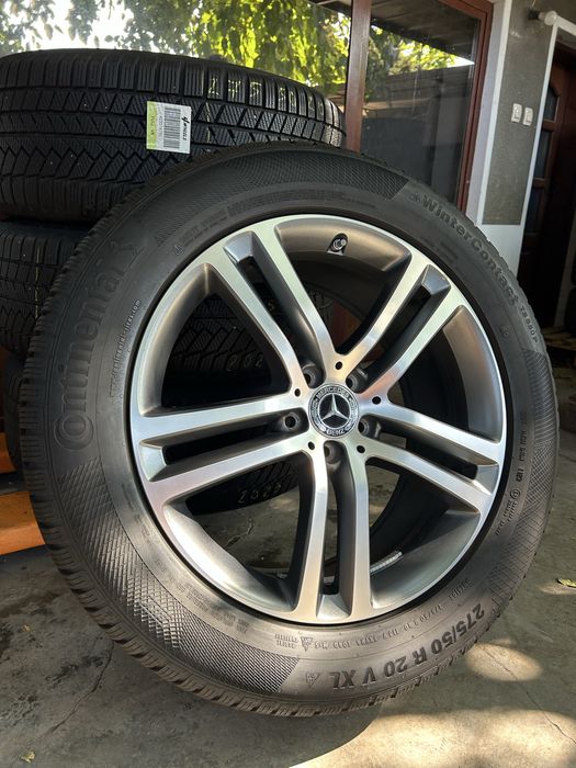 Джанти с Зимни Гуми 20 цола Mercedes GLE W167 GLS 275/50/20 Continental