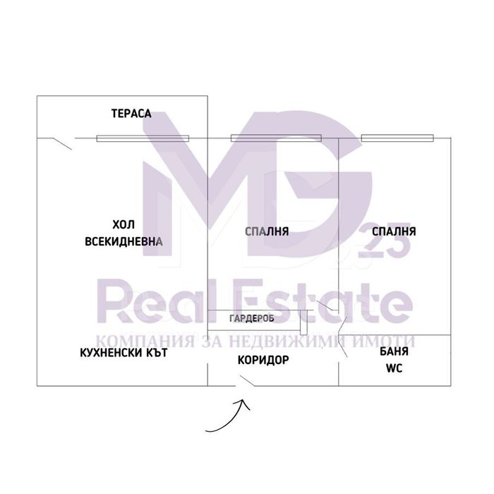 Наем на тристаен до комплекс Casa Mia в Остромила!