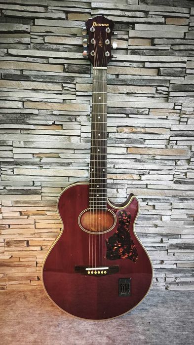 Chitară electroacustică Ibanez AE500 Ultra subțire anii ’90 KOREA - Toc - GARANTIE 1 AN!