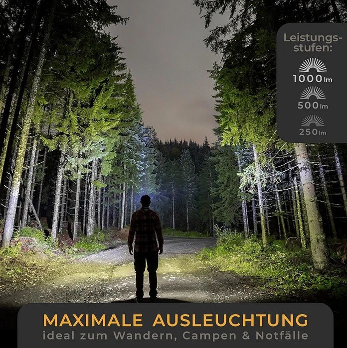 Челник Лихтмайстер(1000 лумена, 3600 mAh батерия)