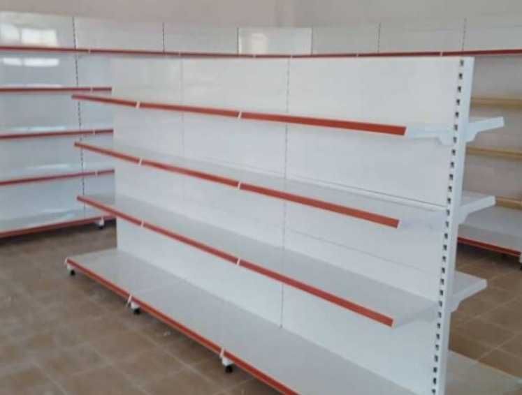 Металлические островные ветрины стелажи полки  торговые для магазина