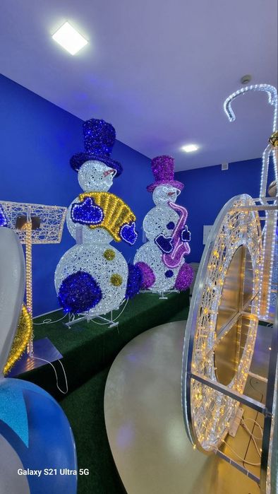 Изготовление новогодних каркасных фигур , перечислением имеется