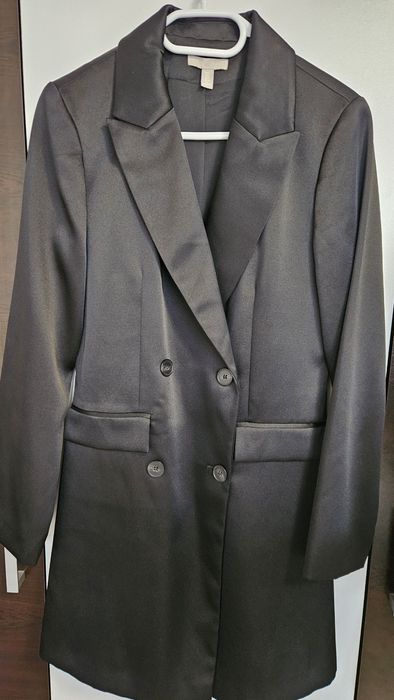 Черно сако-рокля H&M