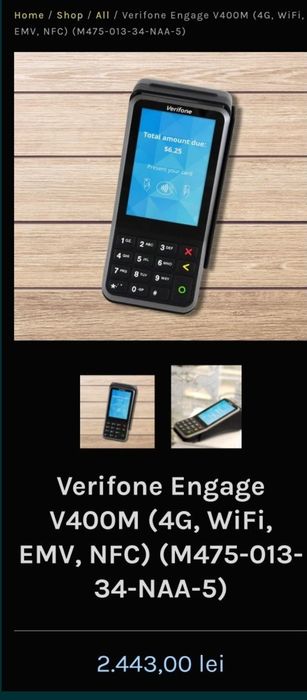 Terminal wireless Verifone V400M