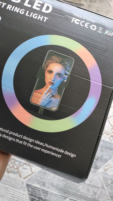 Кольцевая лампа новый