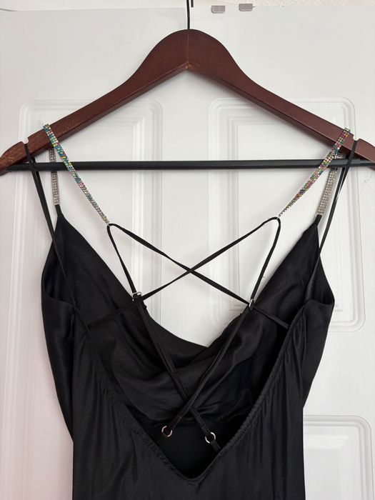 Сатенена рокля Bershka