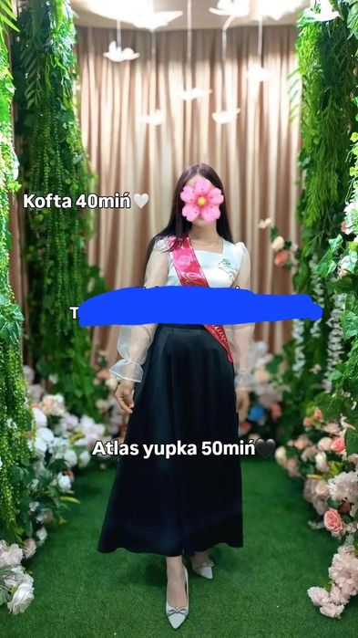 Ayollar kiyimi faqat 1 marta kiyilgan