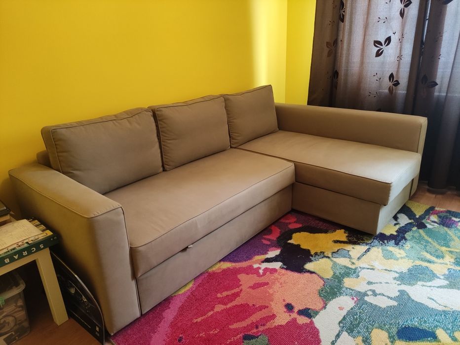 Диван с фунция сън и ракла